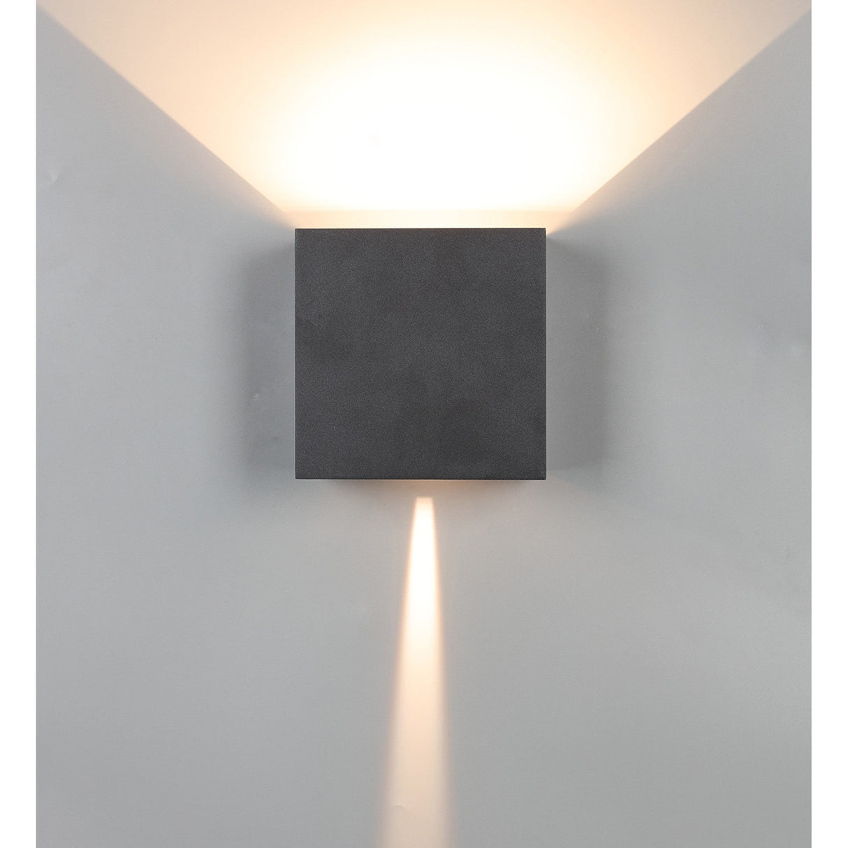 Davos Dimmable Outdoor LED Wall Light 10W 2700K - Black