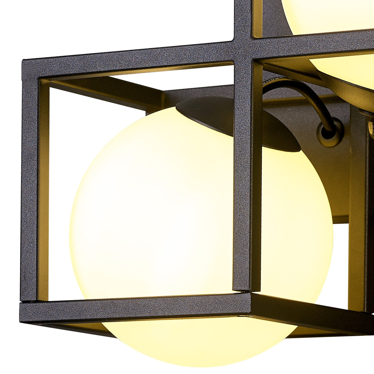 Desigual 2 Light Wall Light - Matt Black