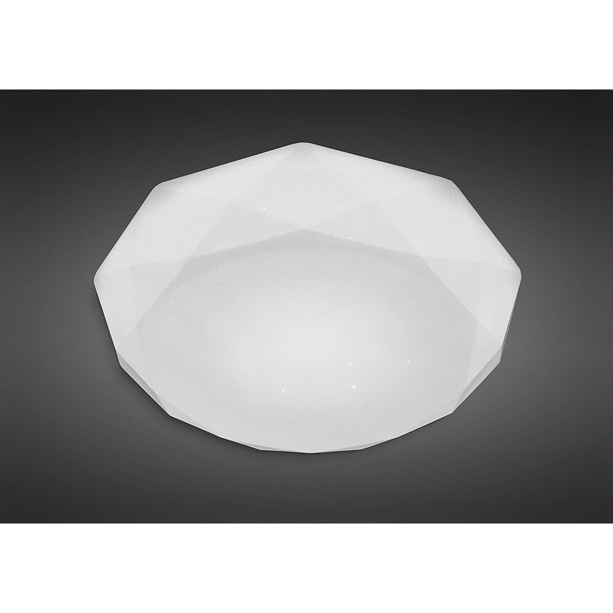 Diamante Flush Ceiling Light LED 3000K 30W - White