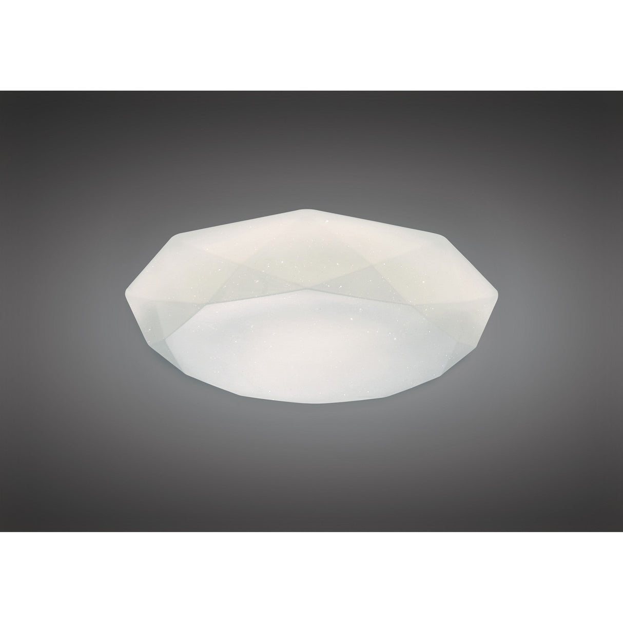 Diamante Flush Ceiling Light LED 5000K 21W - White