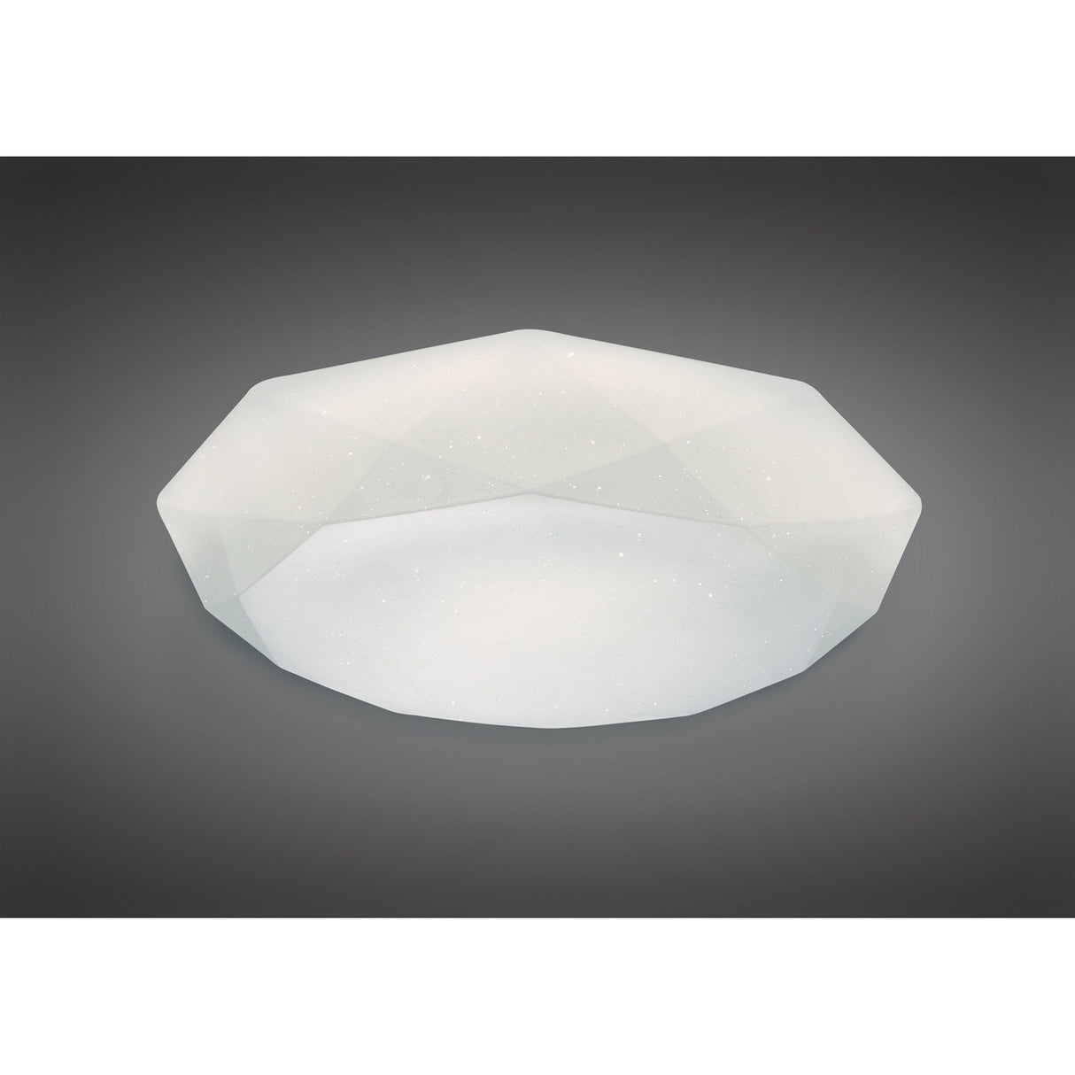 Diamante Flush Ceiling Light LED 5000K 30W - White