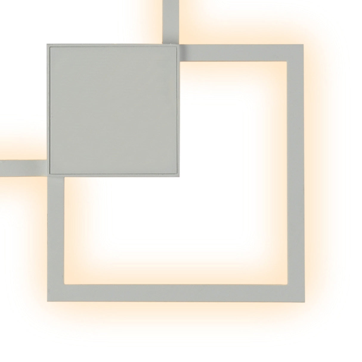 Double LED Wall/Flush Ceiling Light 48W 3000K - White