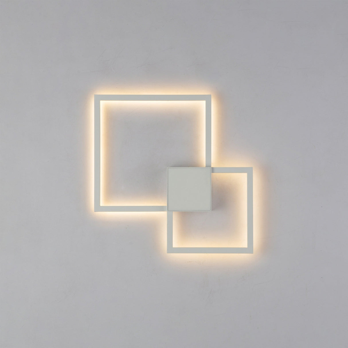 Double LED Wall/Flush Ceiling Light 48W 3000K - White