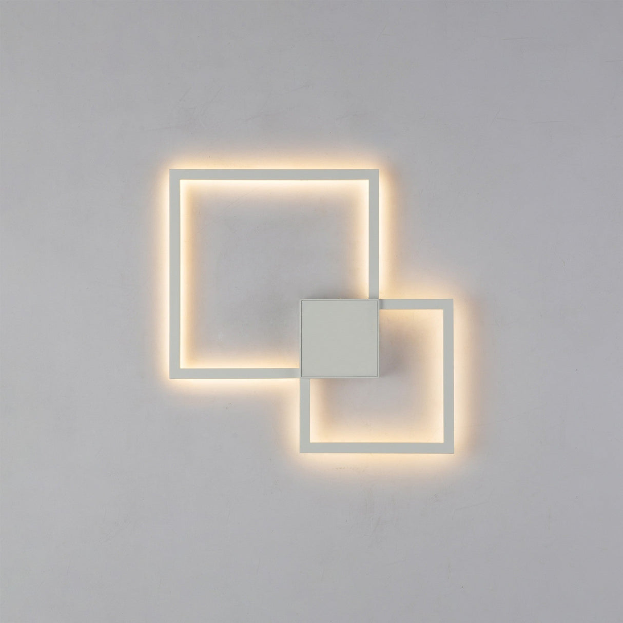 Double Dimmable LED Wall/Flush Ceiling Light 48W 3000K - White