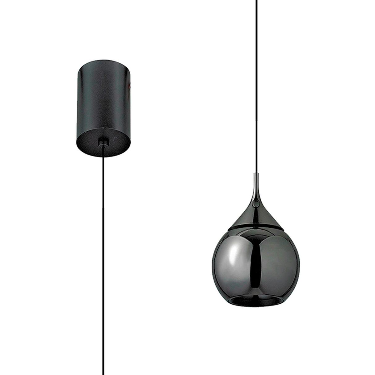 Drop LED Pendant Light 7W 3000K - Pearl Black