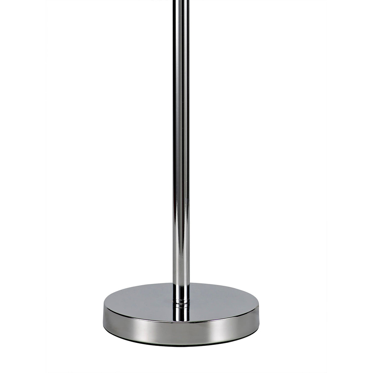 Eaton 3 Light Table Lamp - Polished Chrome With Glass