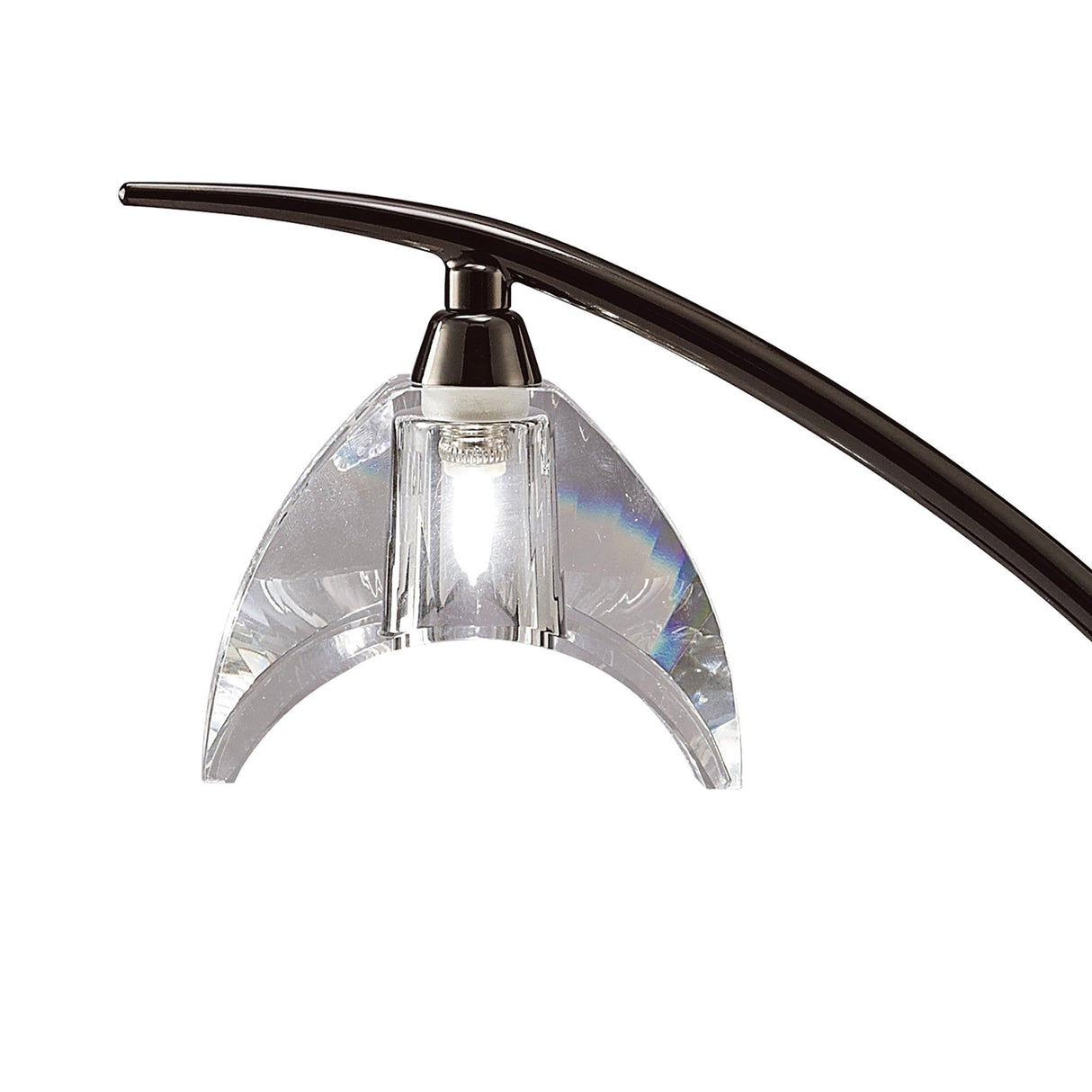 Eclipse Small 1 Light Table Lamp - Black Chrome