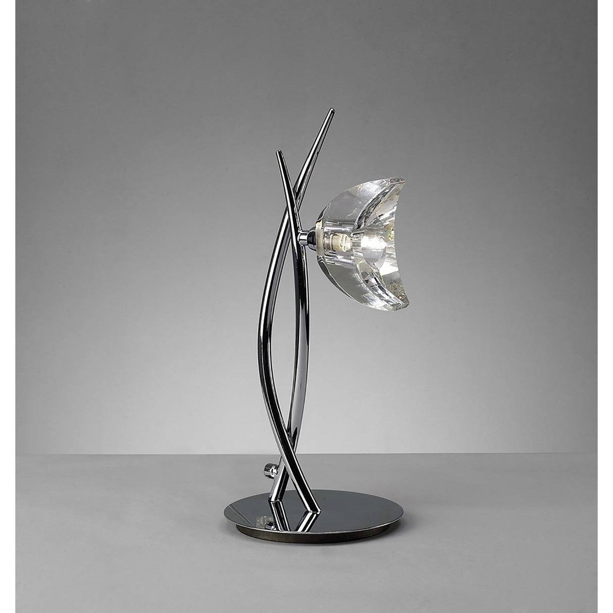 Eclipse Large 1 Light Table Lamp - Polished Chrome