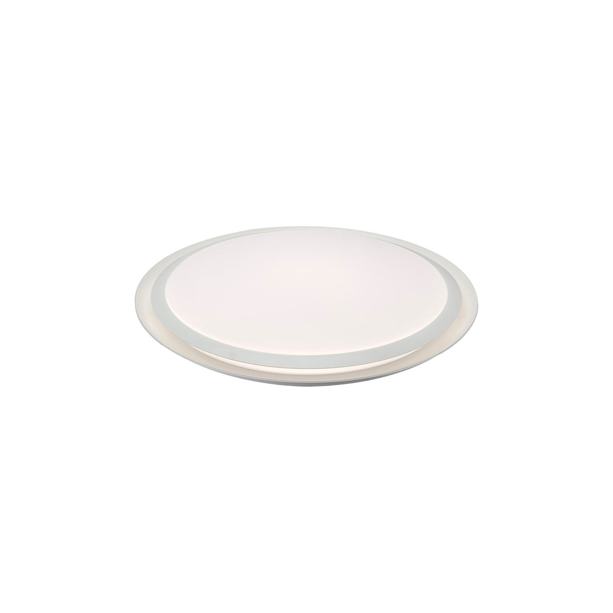 Edge Smart Large CCT Dimmable LED Flush Ceiling Light With Remote & App & Voice Control - White