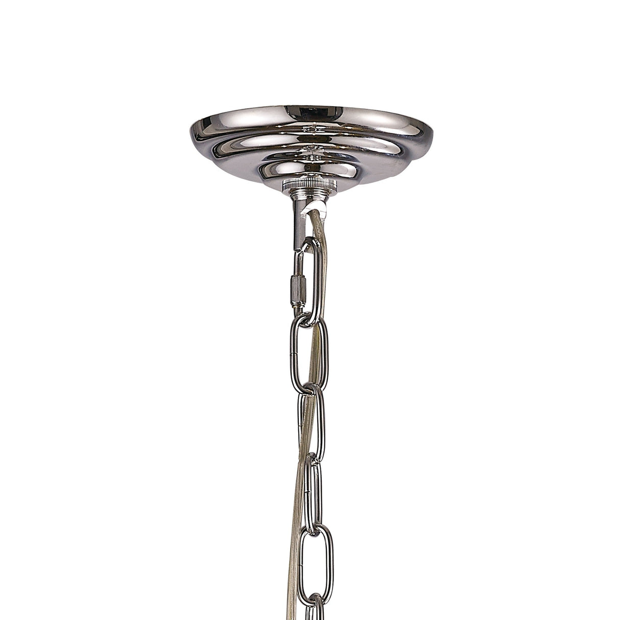 Elena 52cm 3 Light Crystal Chandelier - Polished Chrome