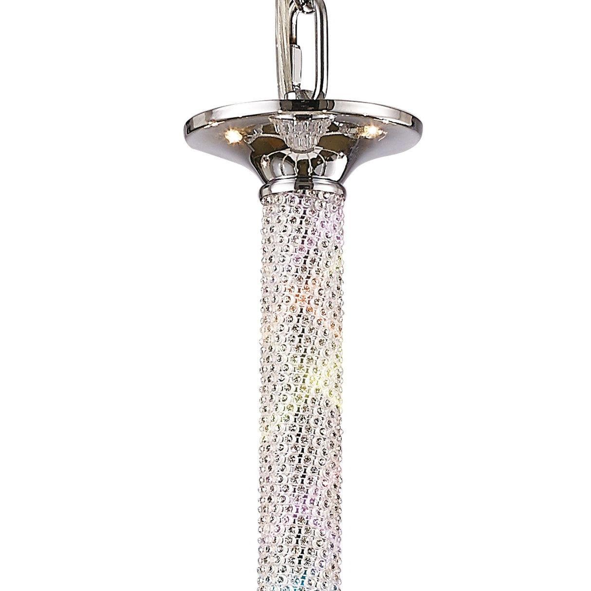 Elena 70cm 8 Light Crystal Chandelier - Polished Chrome