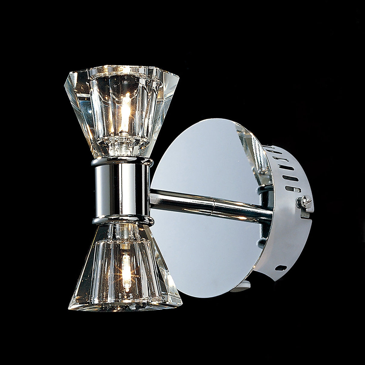 Elisa 2 Light Wall Light - Polished Chrome