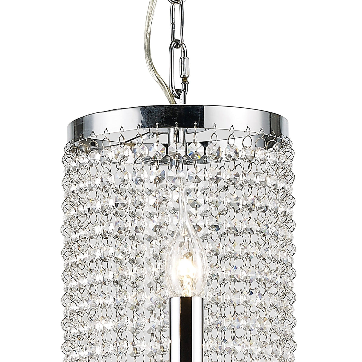 Emily 89cm 13 Light Crystal Chandelier - Polished Chrome