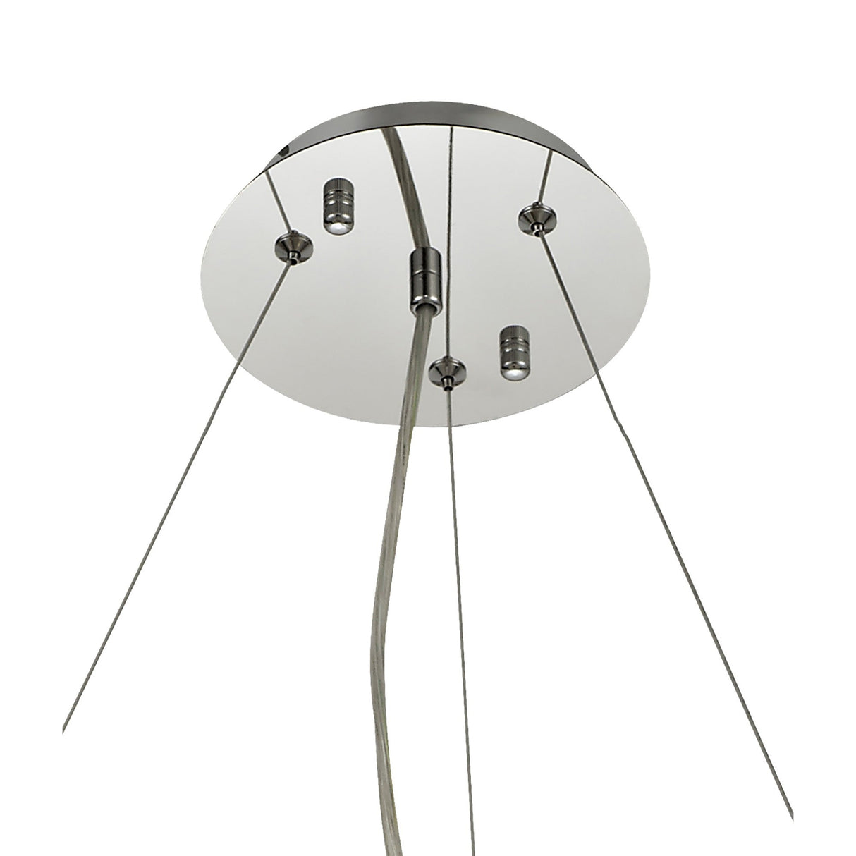 Empire 60cm Round 9 Light Crystal Chandelier - Polished Chrome