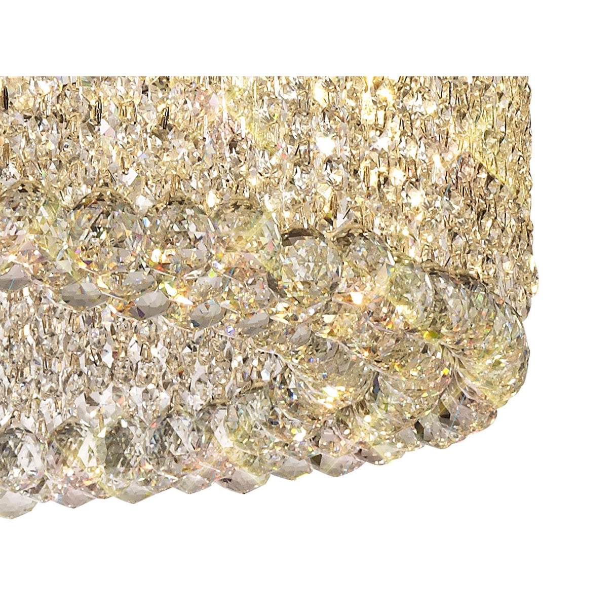 Empire 85cm Round 12 Light Crystal Chandelier - Polished Chrome