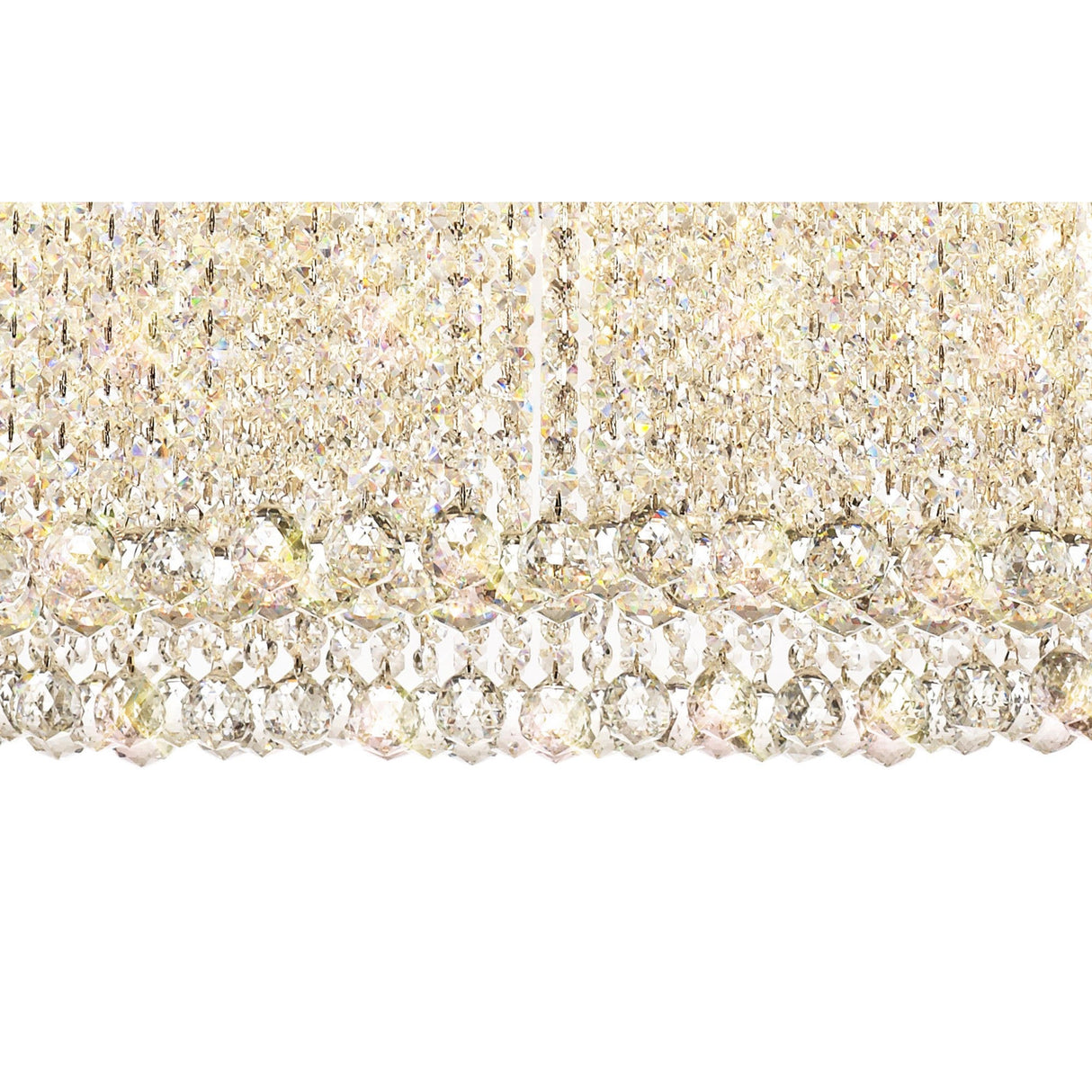 Empire 100cm Oval 10 Light Crystal Chandelier - Polished Chrome