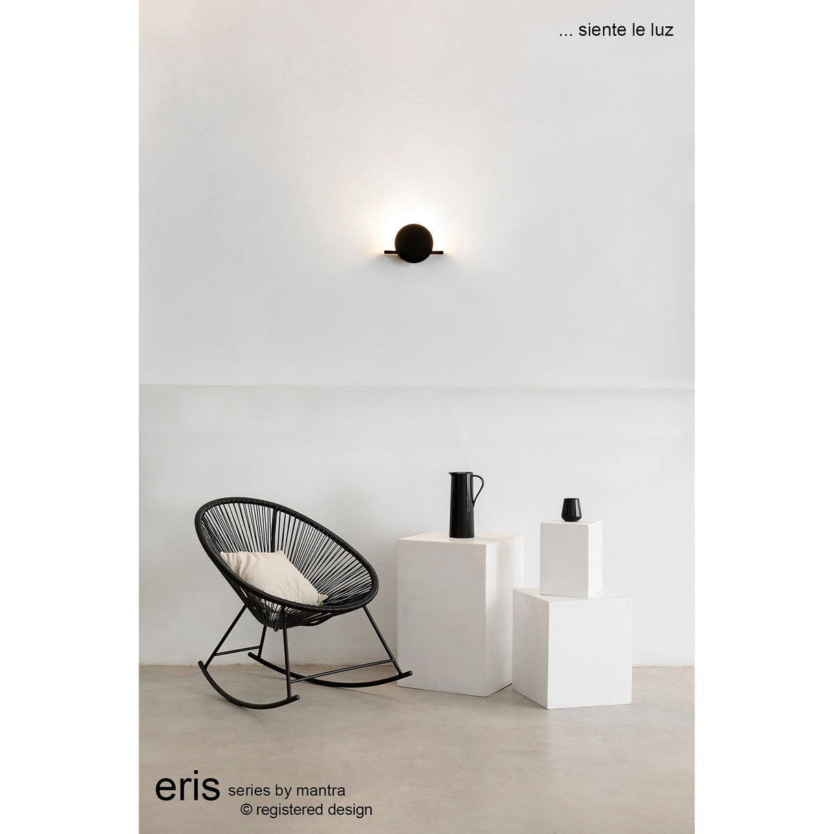 Eris LED Wall Light 8W 3000K - Black