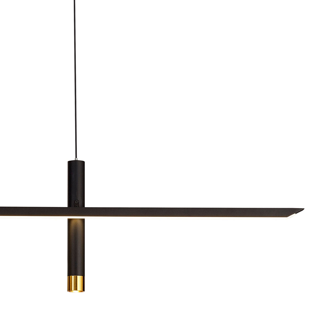 Esparta LED Linear Suspension Light 30W 3000K- Black & Gold