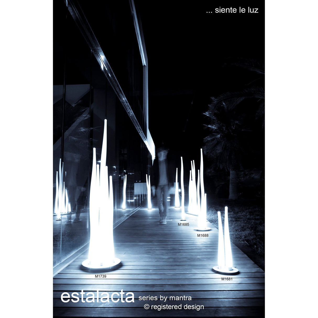 Estalacta 2 Light Table Lamp - Silver/Opal White