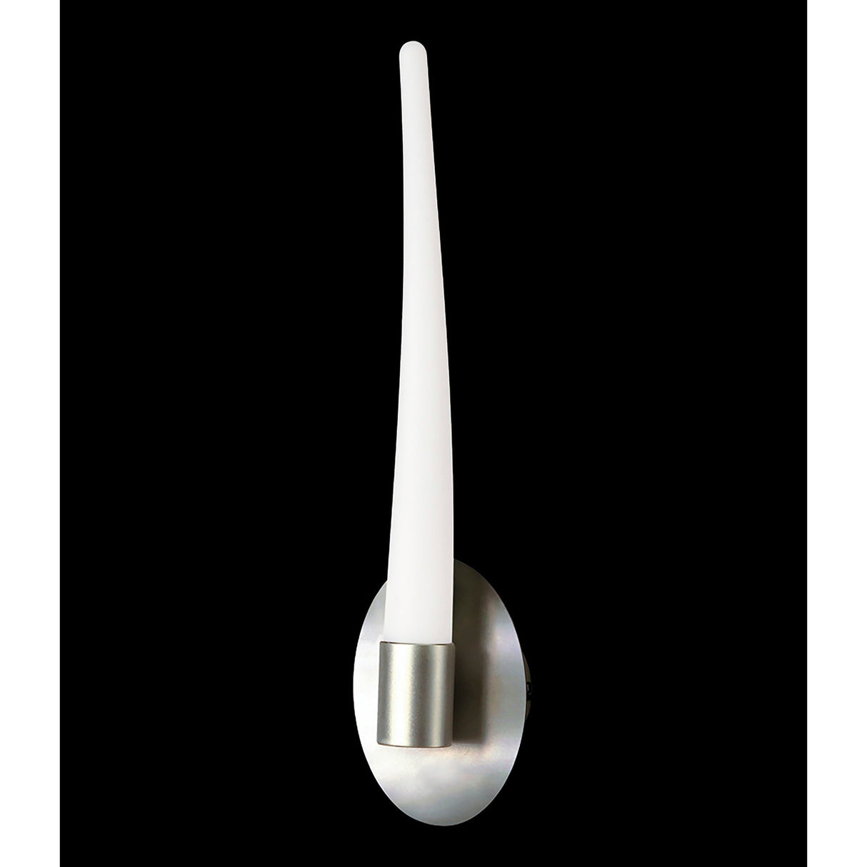 Estalacta 1 Light Bathroom Wall Light - Silver/Opal White