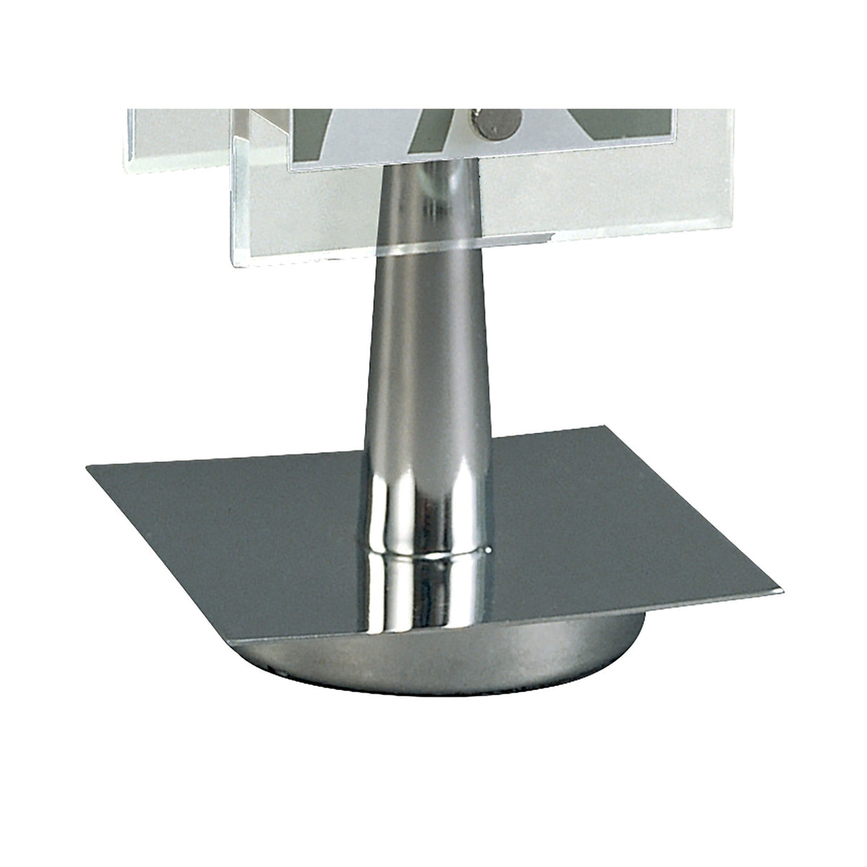 Euphoria 1 Light Opal Glass Table Lamp - Polished Chrome