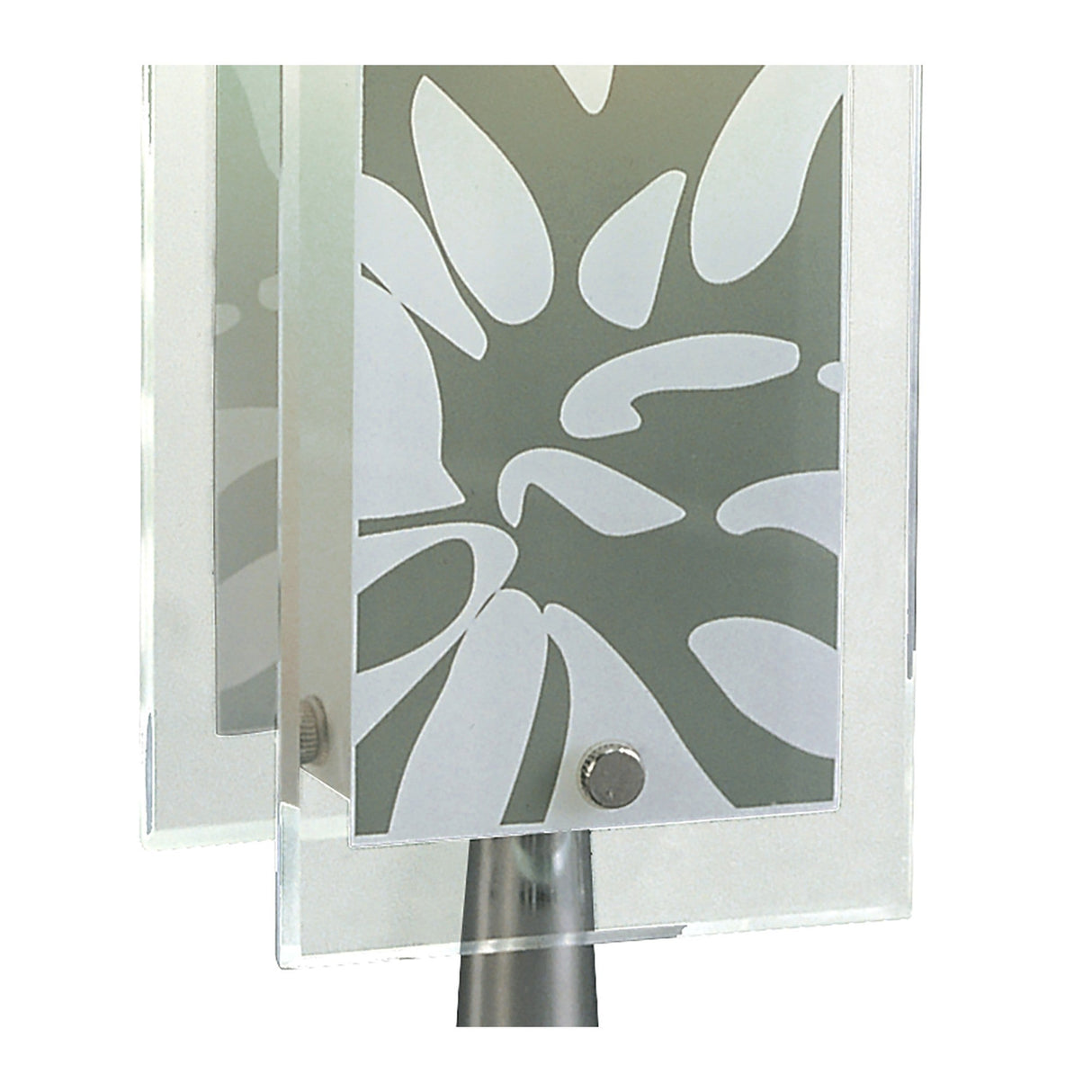 Euphoria 1 Light Opal Glass Table Lamp - Polished Chrome