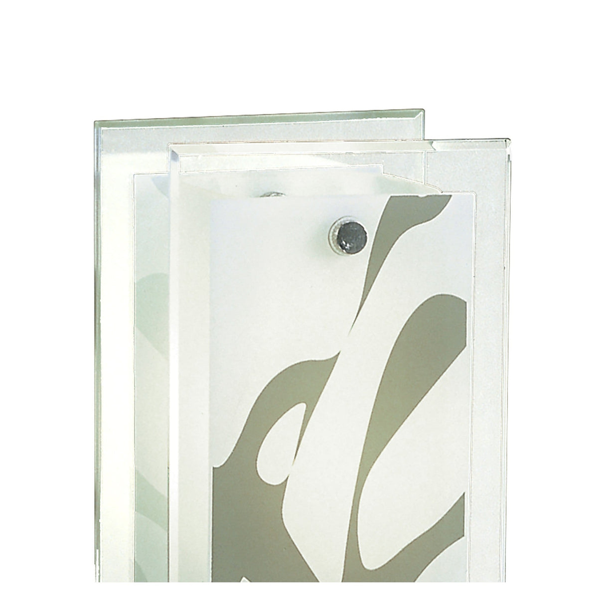 Euphoria 1 Light Opal Glass Table Lamp - Polished Chrome