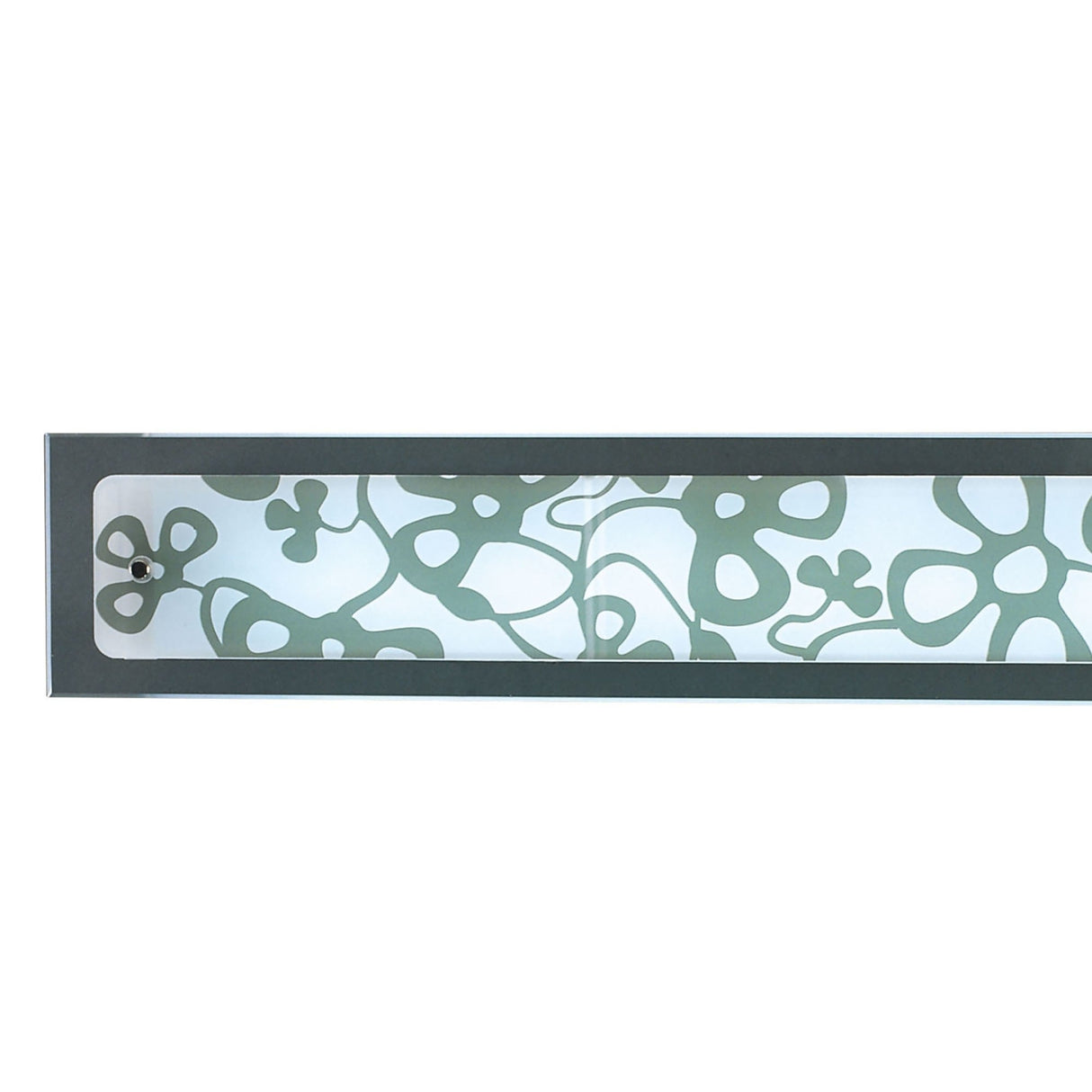 Euphoria 1 Light Medium Bar Wall Light - Chrome/Opal White