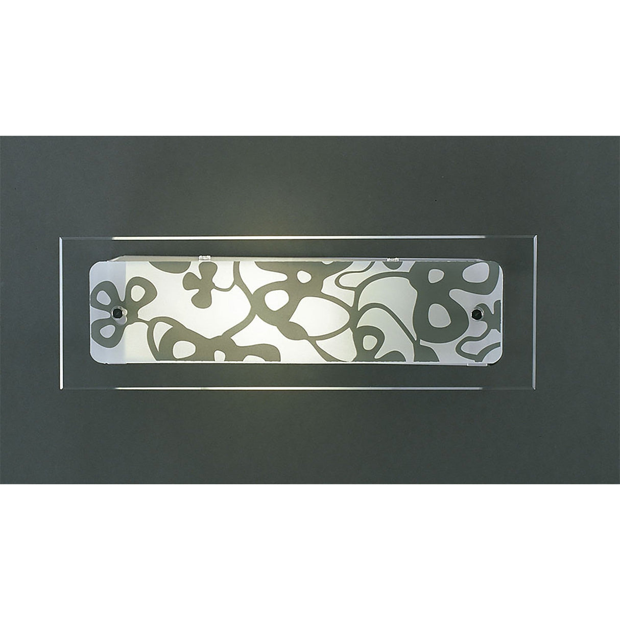 Euphoria 1 Light Small Bar Wall Light - Chrome/Opal White