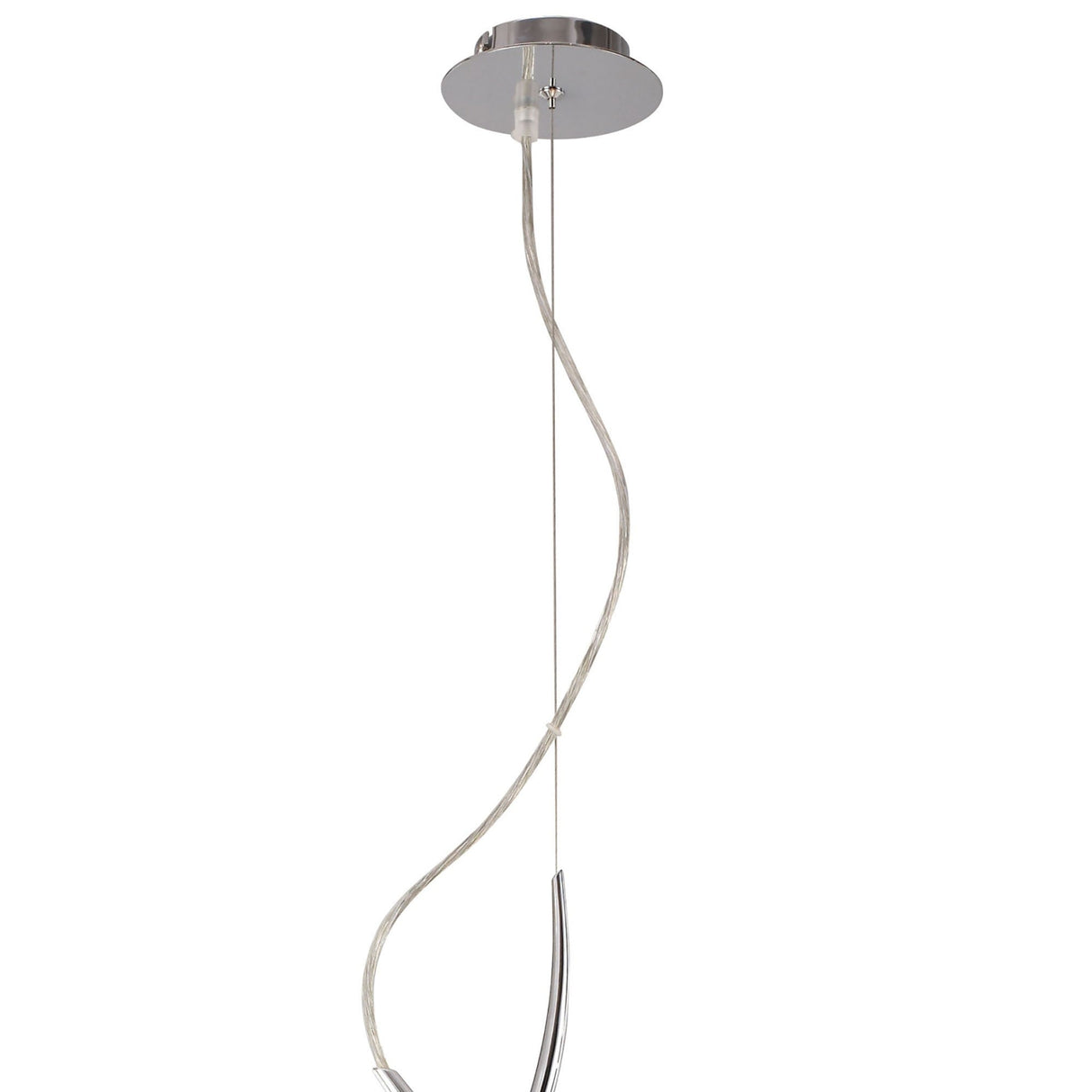 Eve 3 Light Pendant Light – Polished Chrome With White Shade