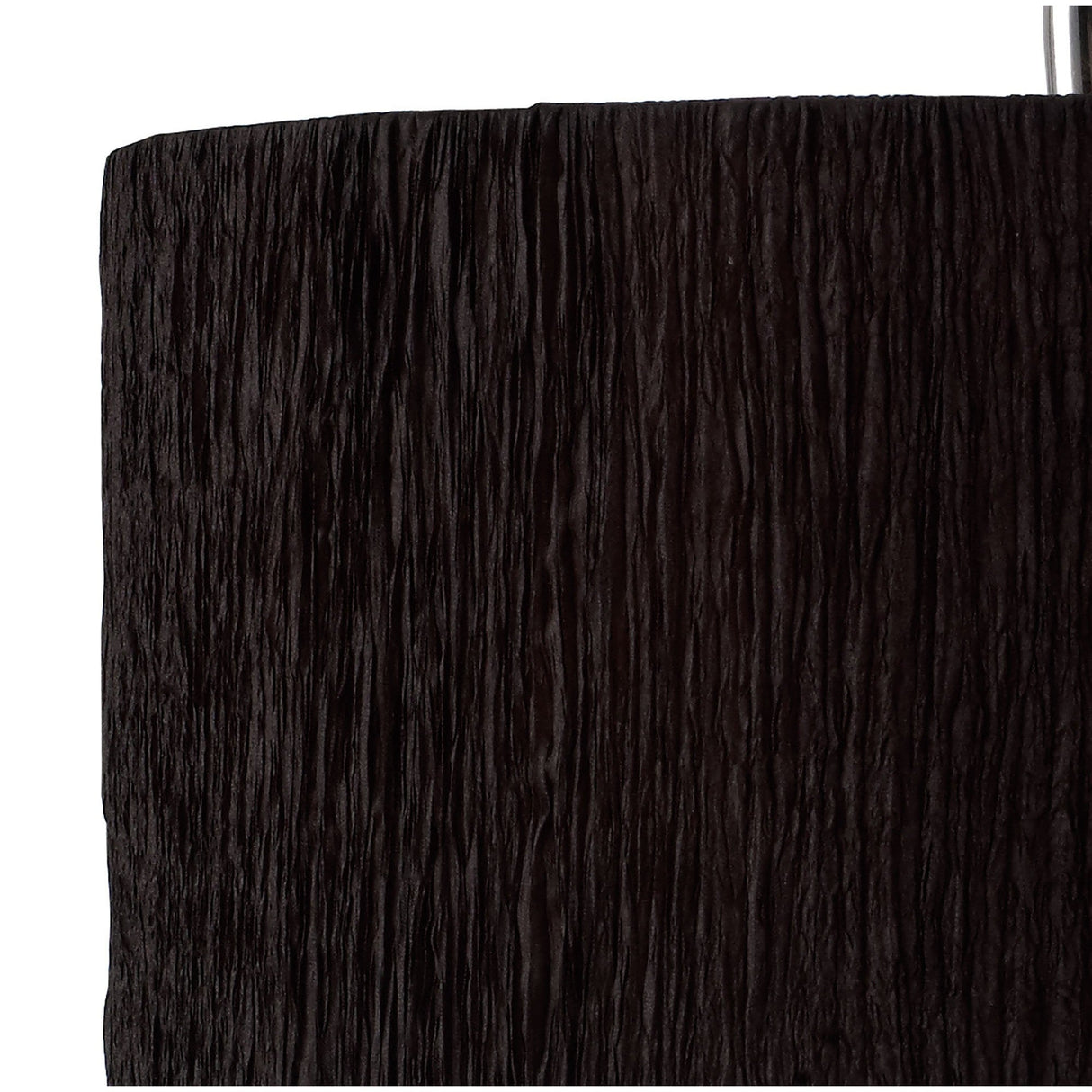 Eve 2 Light Table Lamp - Chrome With Black Round Shade