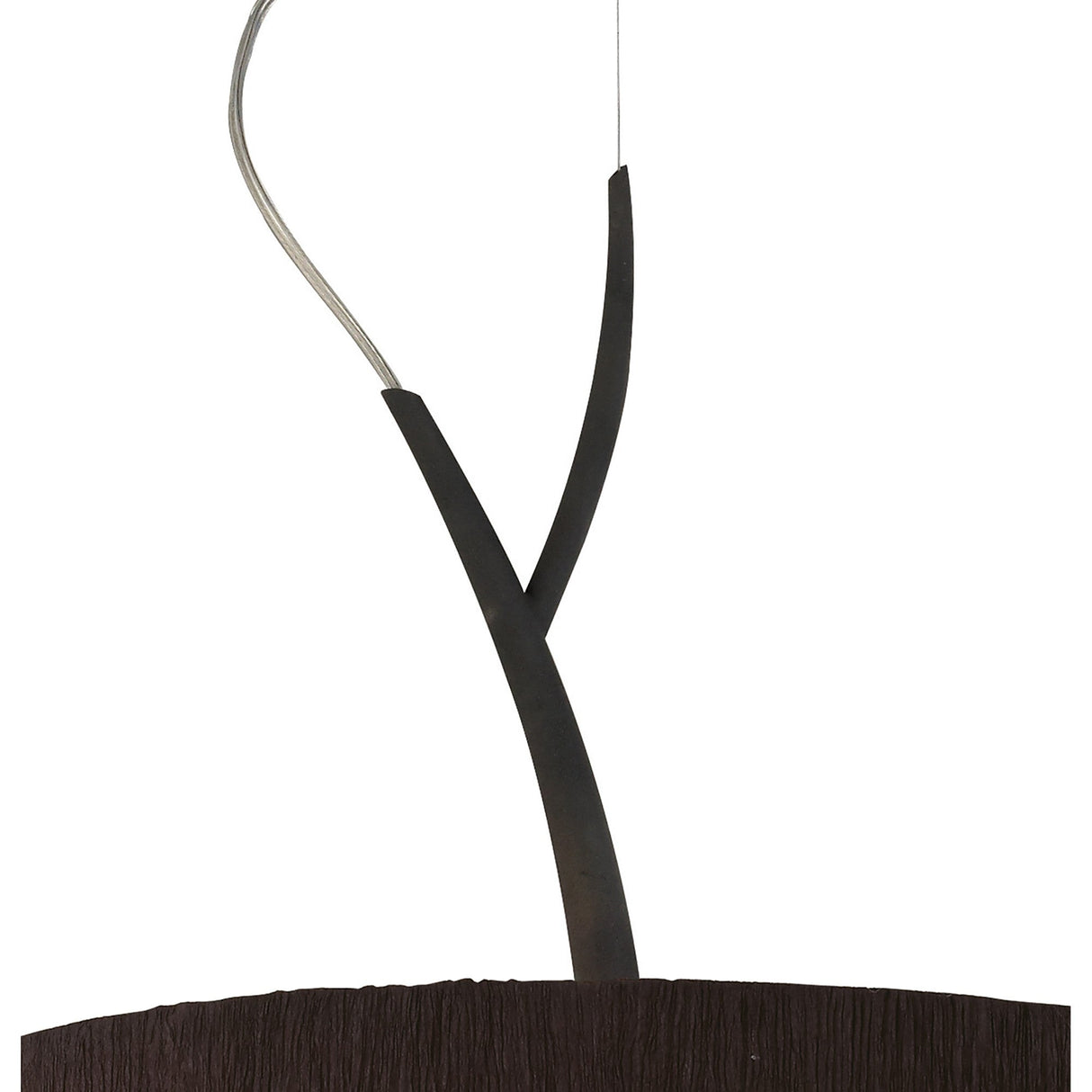 Eve 3 Light Pendant Light – Anthracite With Black Shade