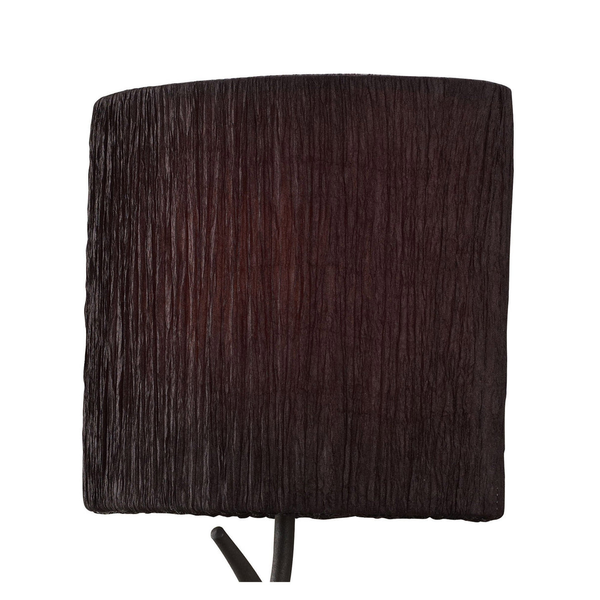 Eve 1 Light Wall Light - Anthracite With Black Shade