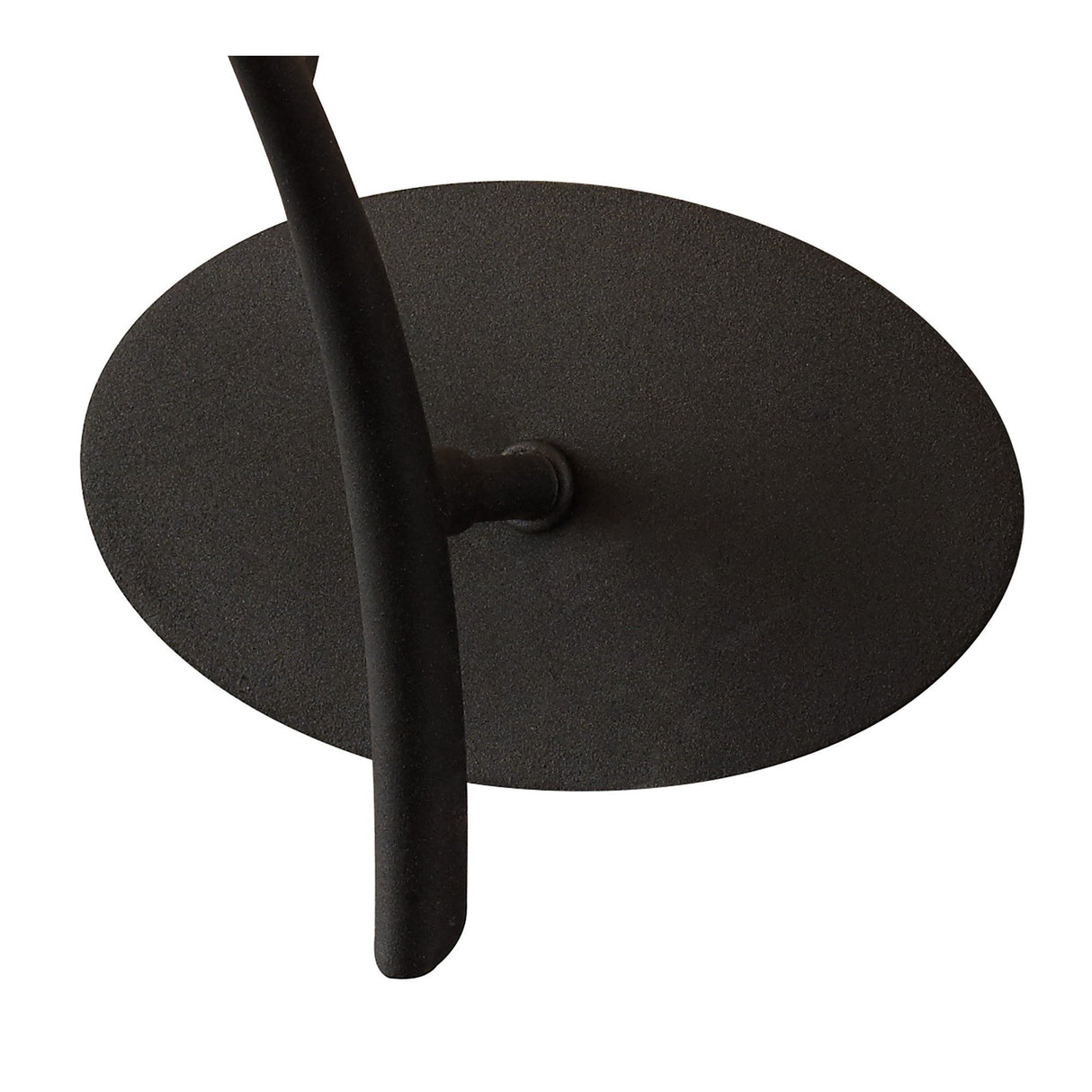 Eve 1 Light Wall Light - Anthracite With White Shade