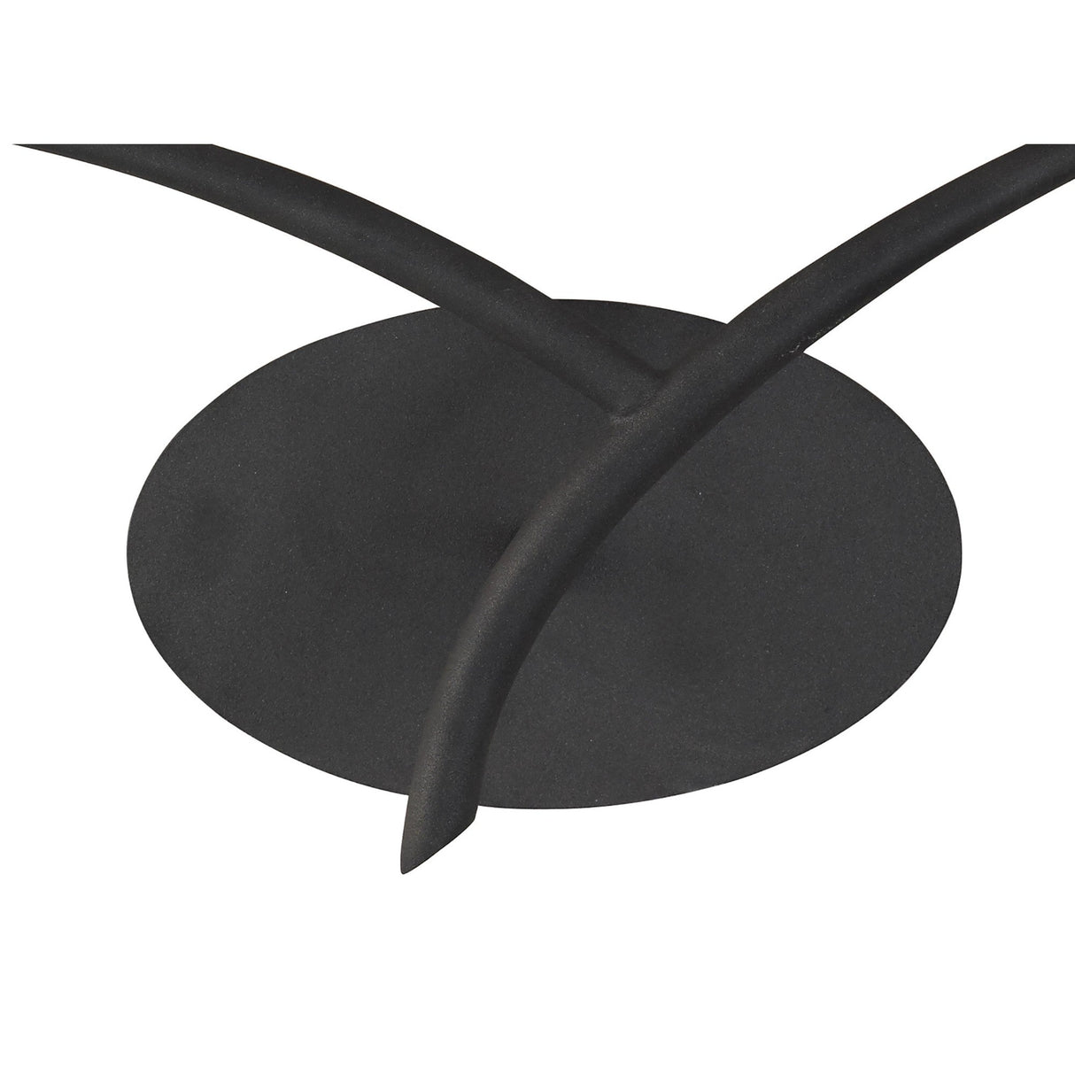 Eve 2 Light Wall Light - Anthracite With Black Shades