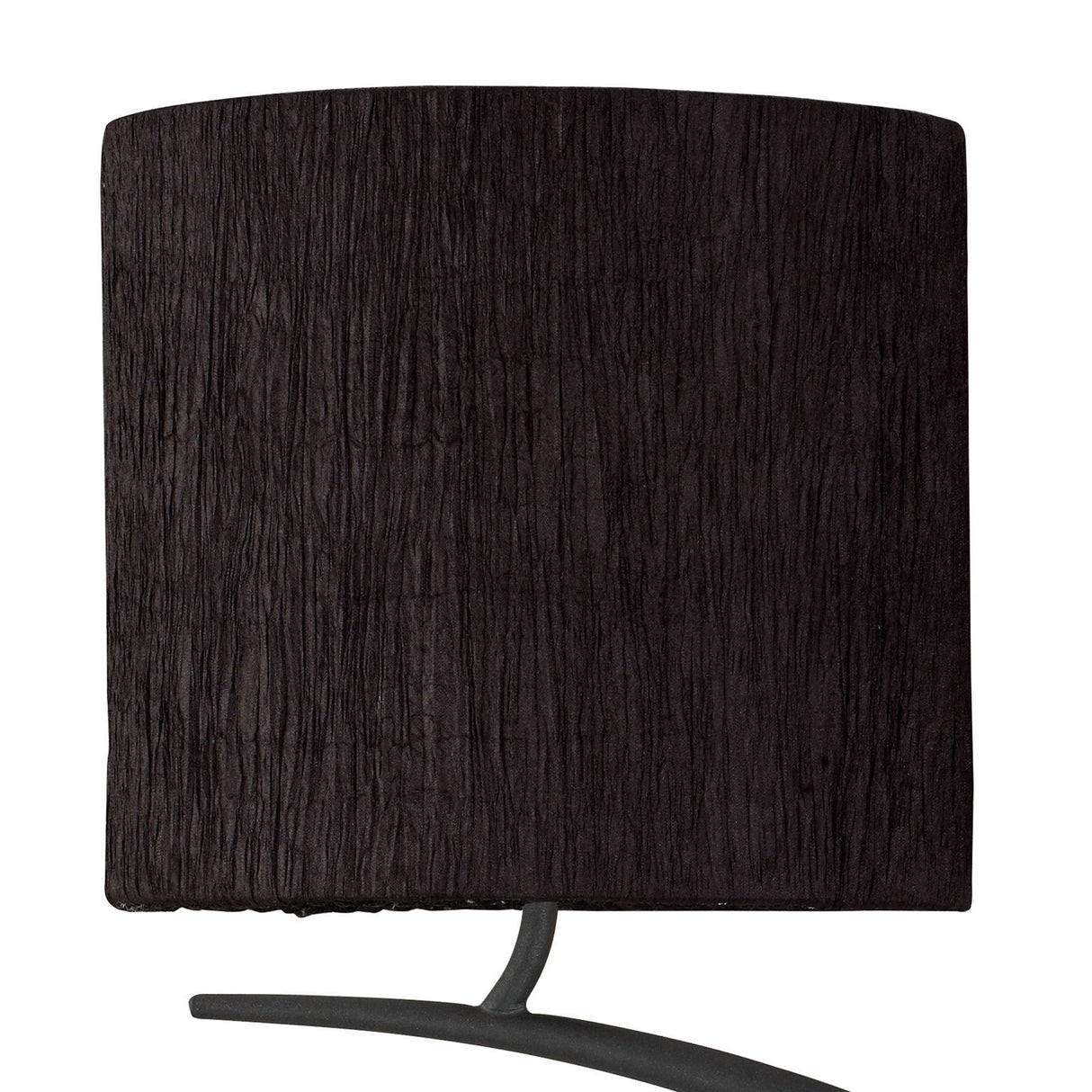 Eve 2 Light Wall Light - Anthracite With Black Shades