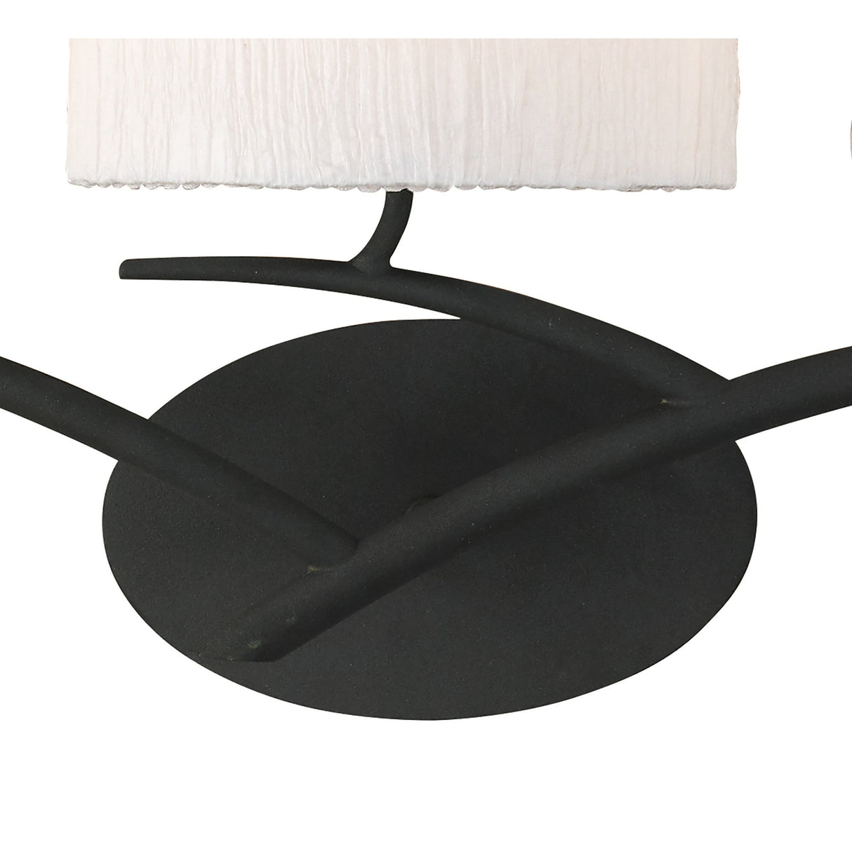 Eve 3 Light Wall Light - Anthracite With White Shades