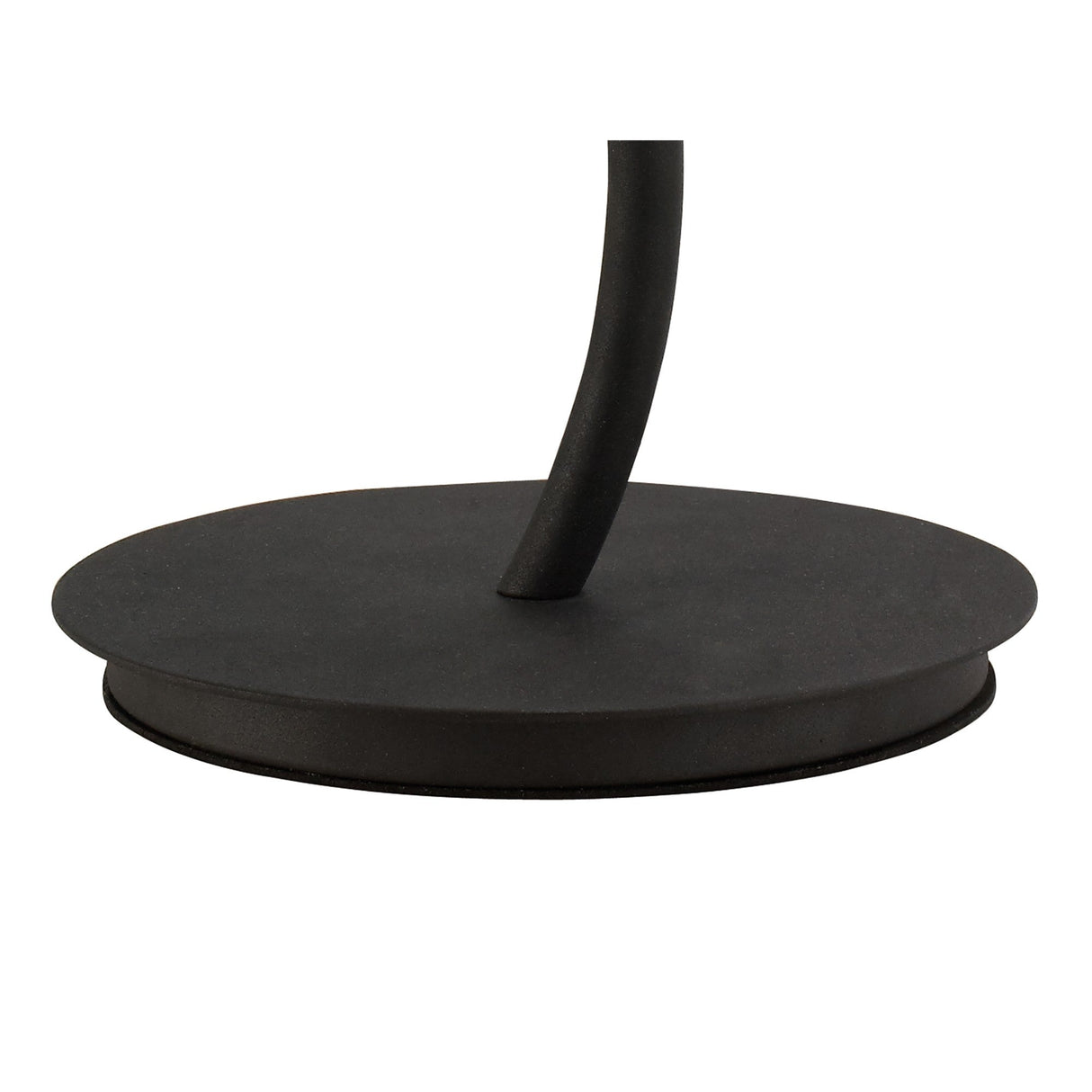 Eve 2 Light Table Lamp - Anthracite With White Round Shade