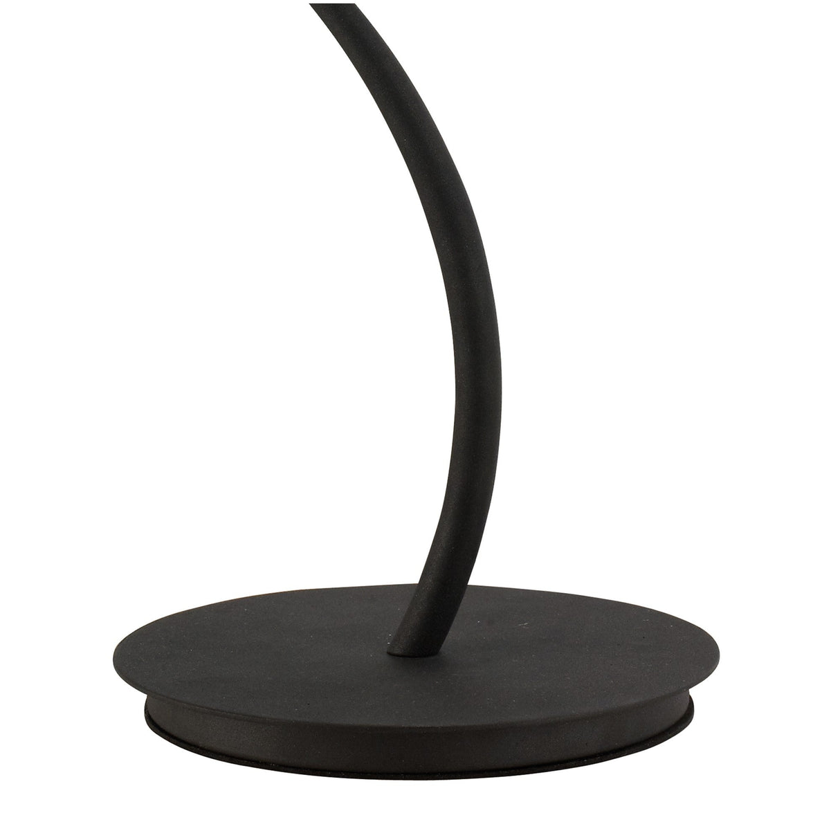 Eve 2 Light Table Lamp - Anthracite With Black Round Shade