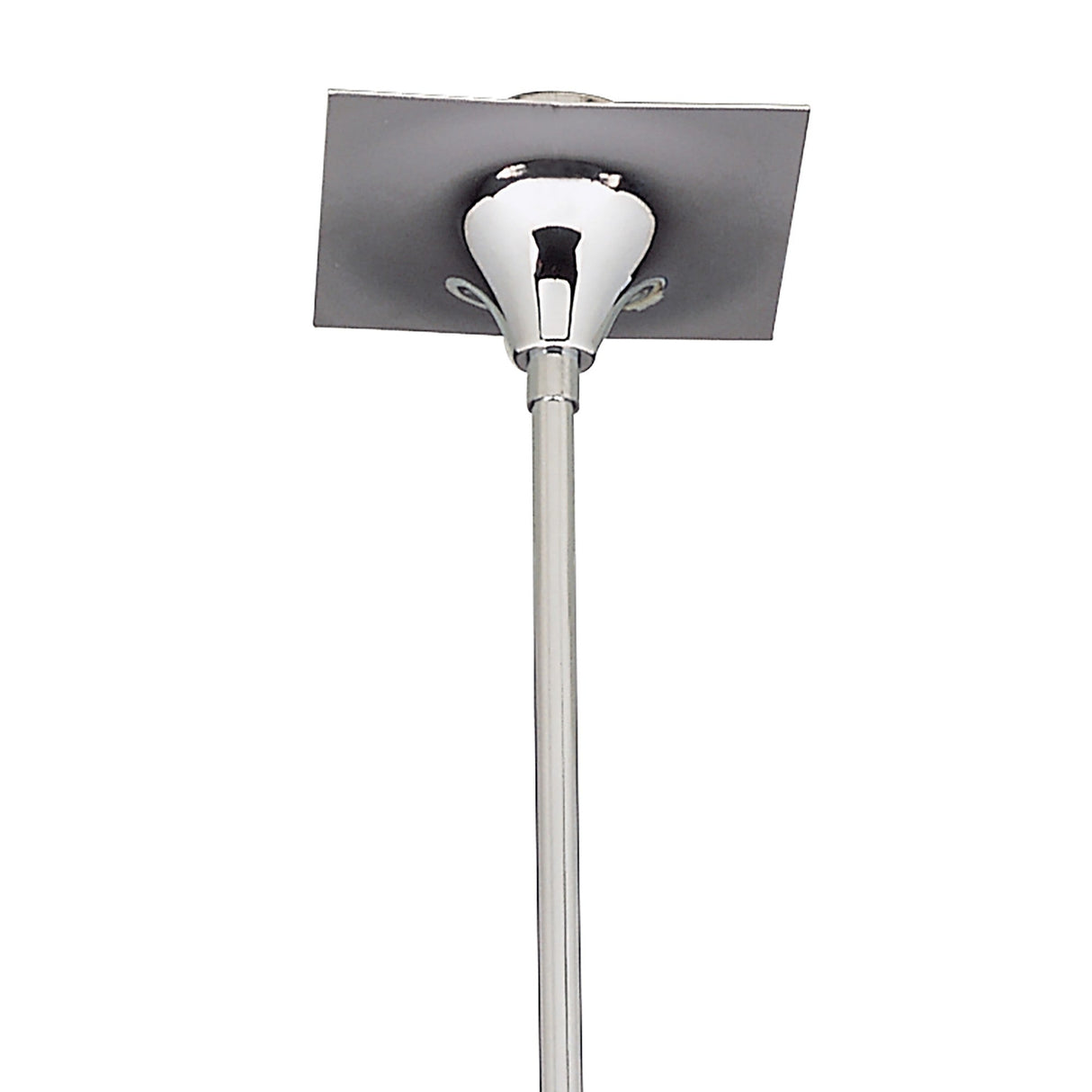 Flavia 54cm Telescopic 4 Light Chandelier/Semi-Flush Ceiling Light - Polished Chrome