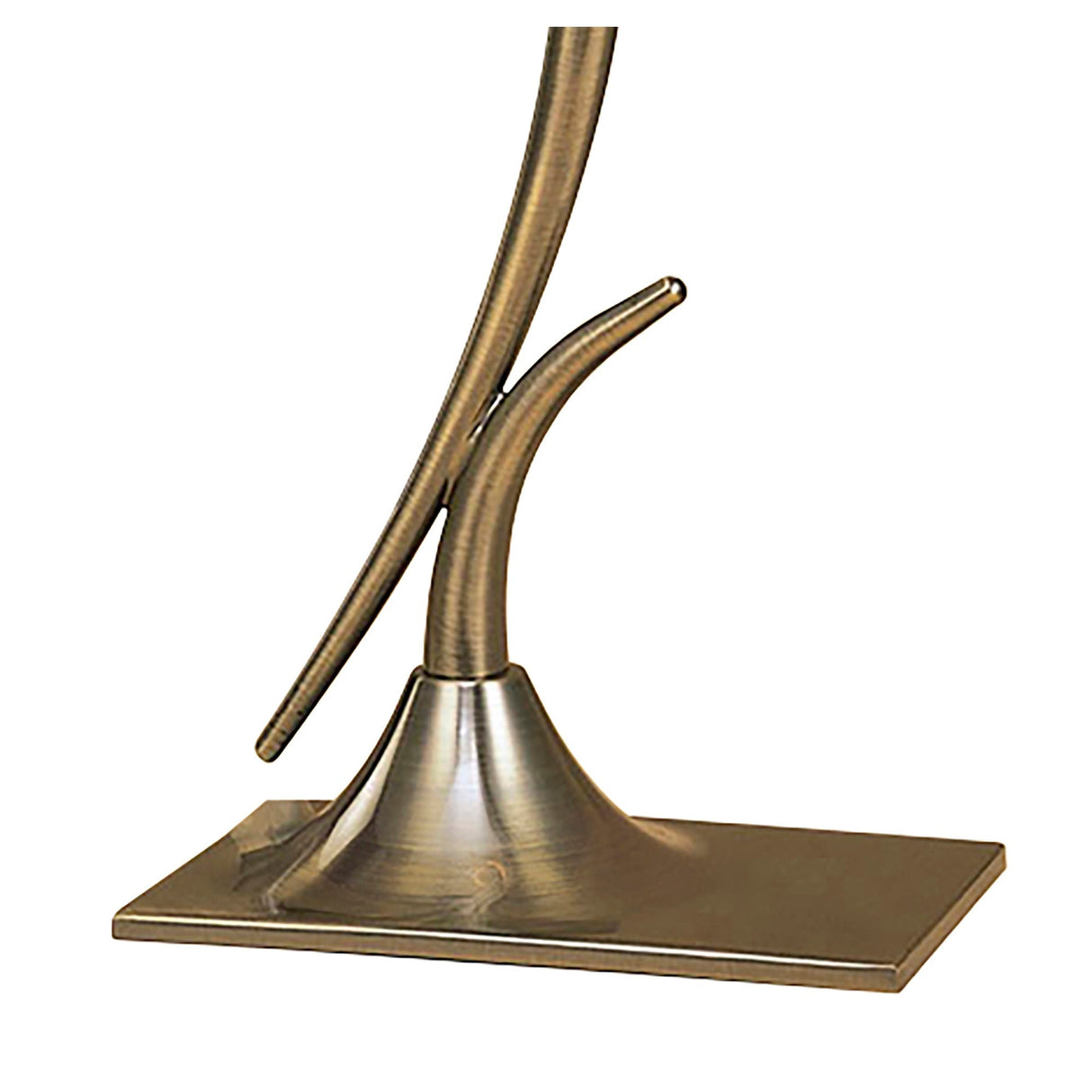 Flavia 1 Light Table Lamp - Antique Brass