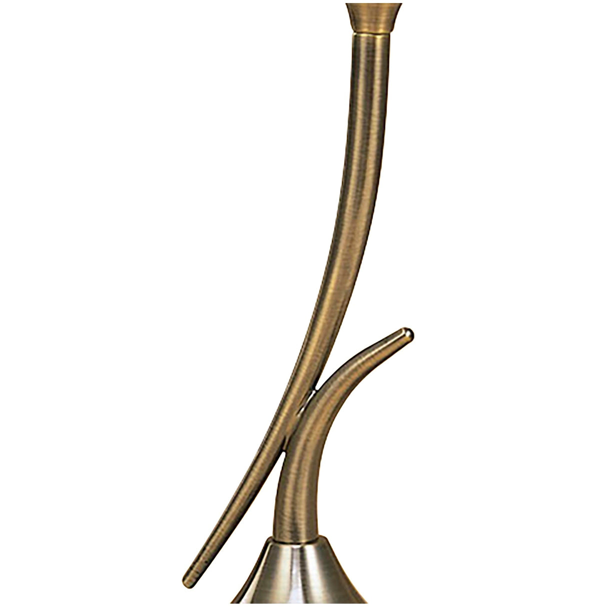 Flavia 1 Light Table Lamp - Antique Brass