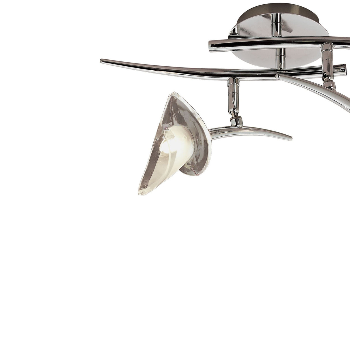 Flavia 2 Light Spot Ceiling Light – Polished Chrome