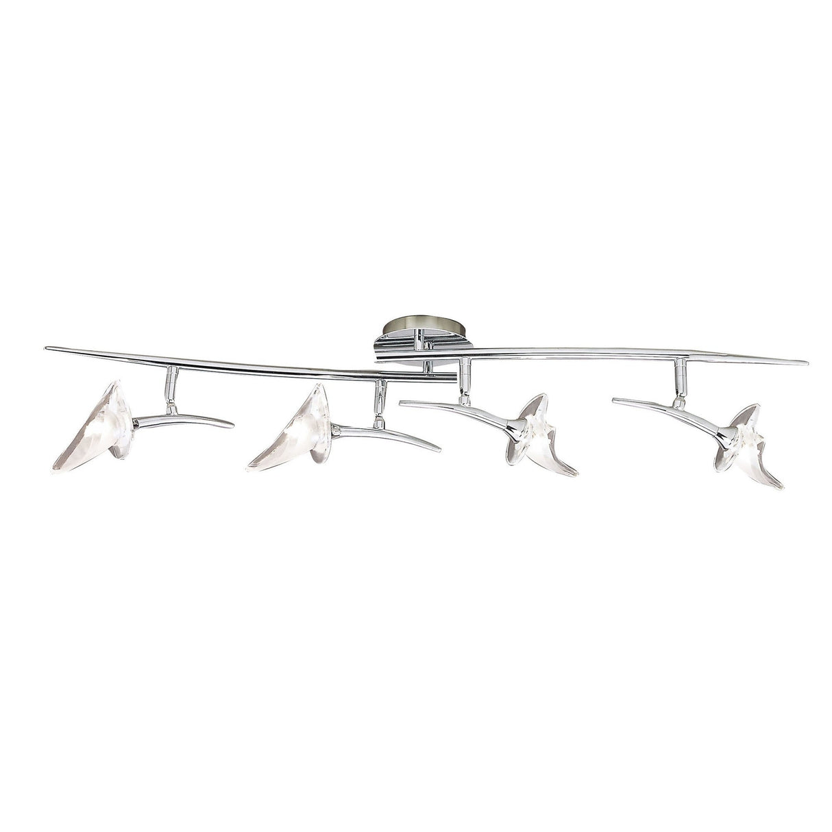 Flavia 4 Light Spot Ceiling Light – Polished Chrome