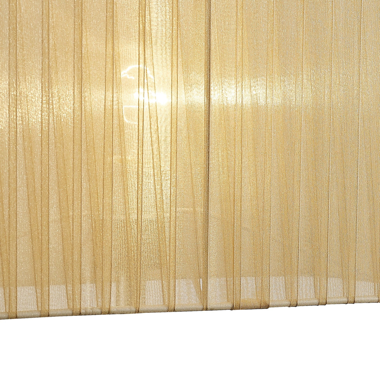 Florence Rectangle Table Lamp Lampshade - Cream, 38 x 19 x 23cm