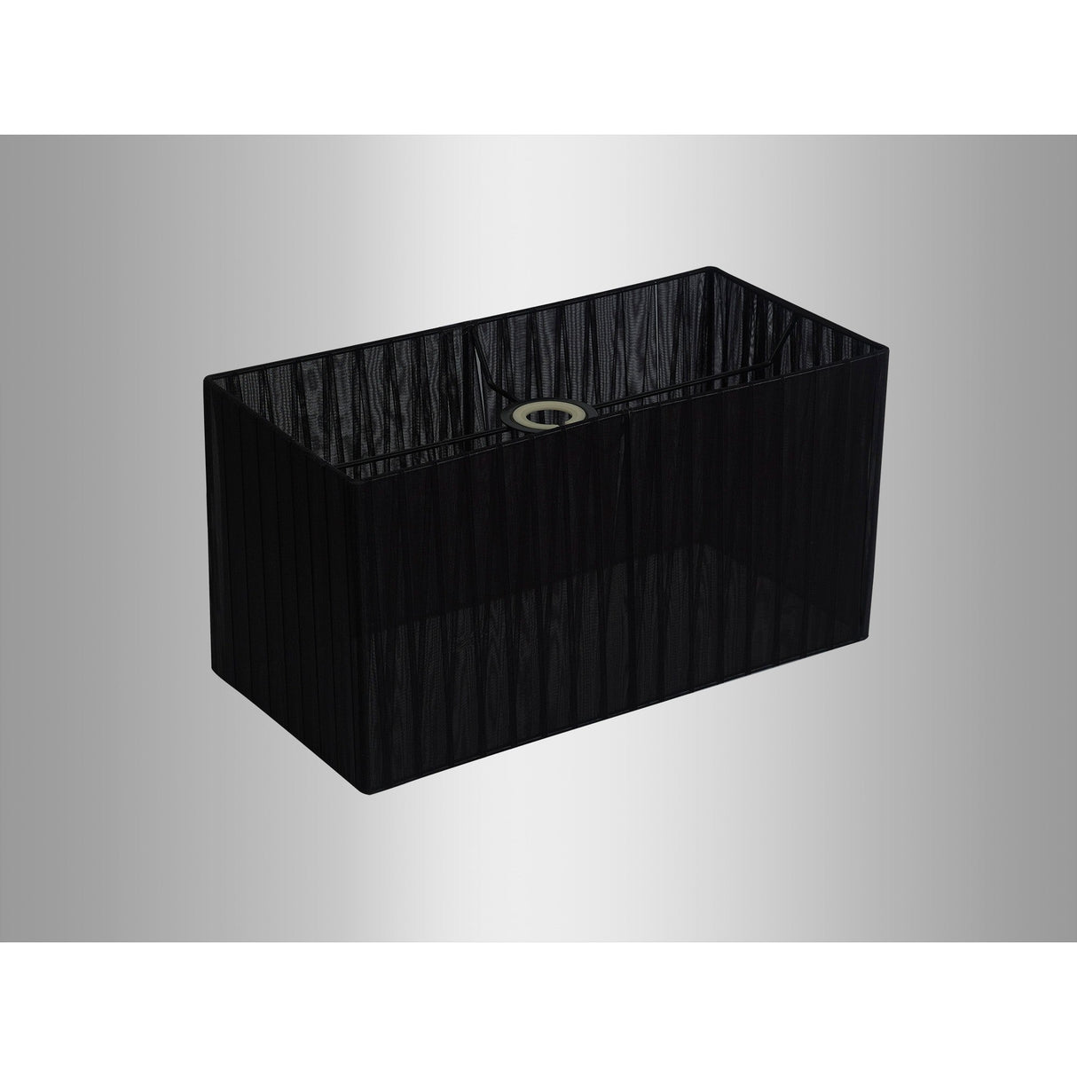 Florence Rectangle Table Lamp Lampshade - Black, 38 x 19 x 23cm