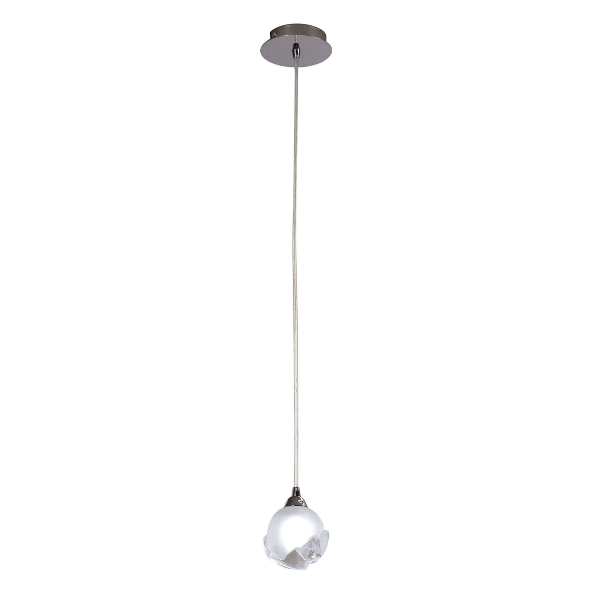 Fragma 10cm 1 Light Pendant Light - Polished Chrome
