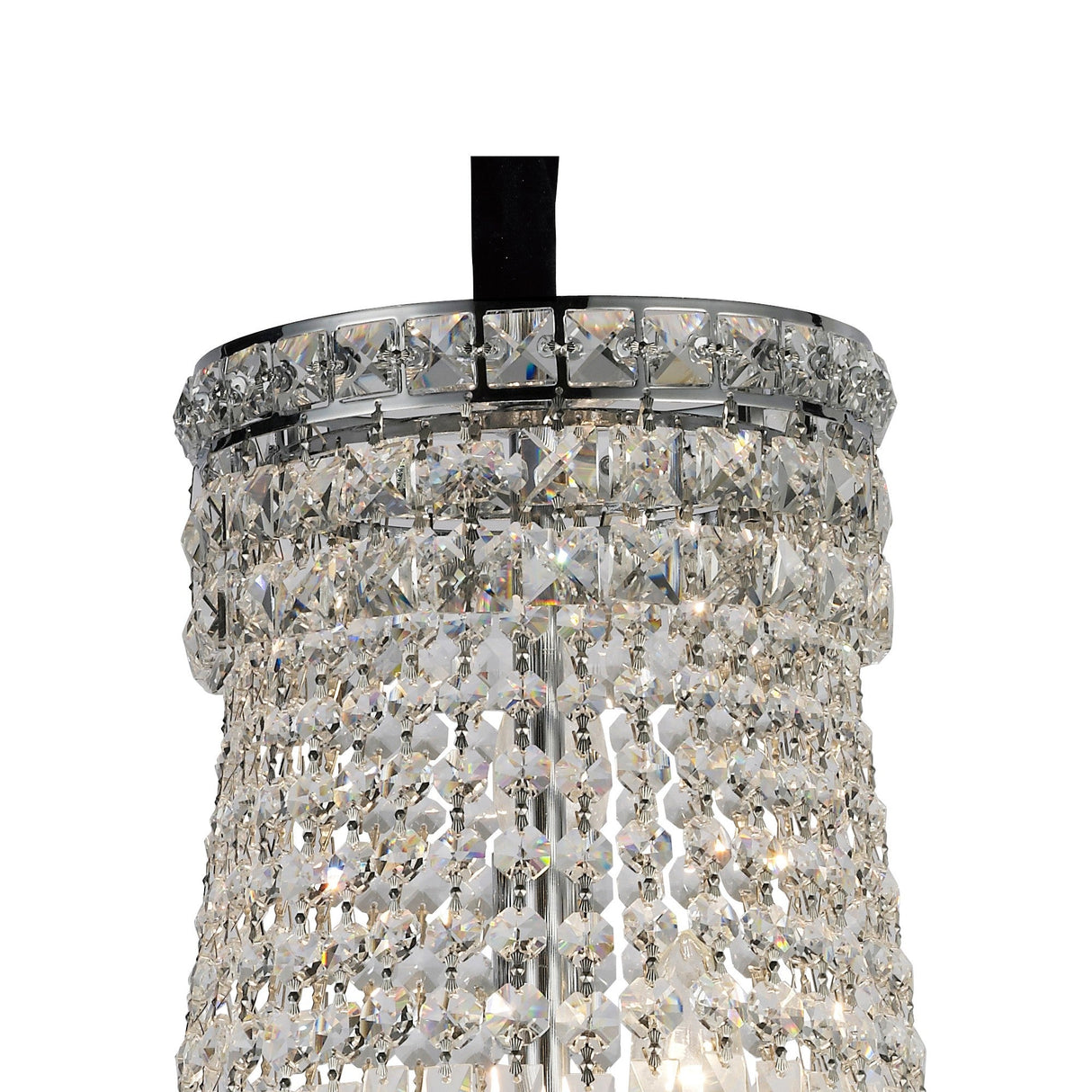 Frances 55cm 14 Light Crystal Chandelier - Polished Chrome