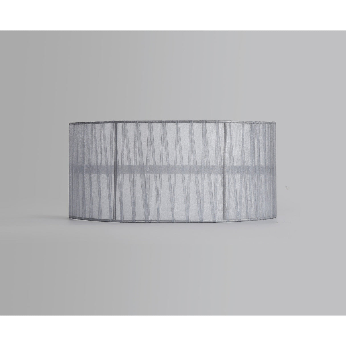 Freida Organza Wall Light Lampshade - Grey, 35 x 16cm