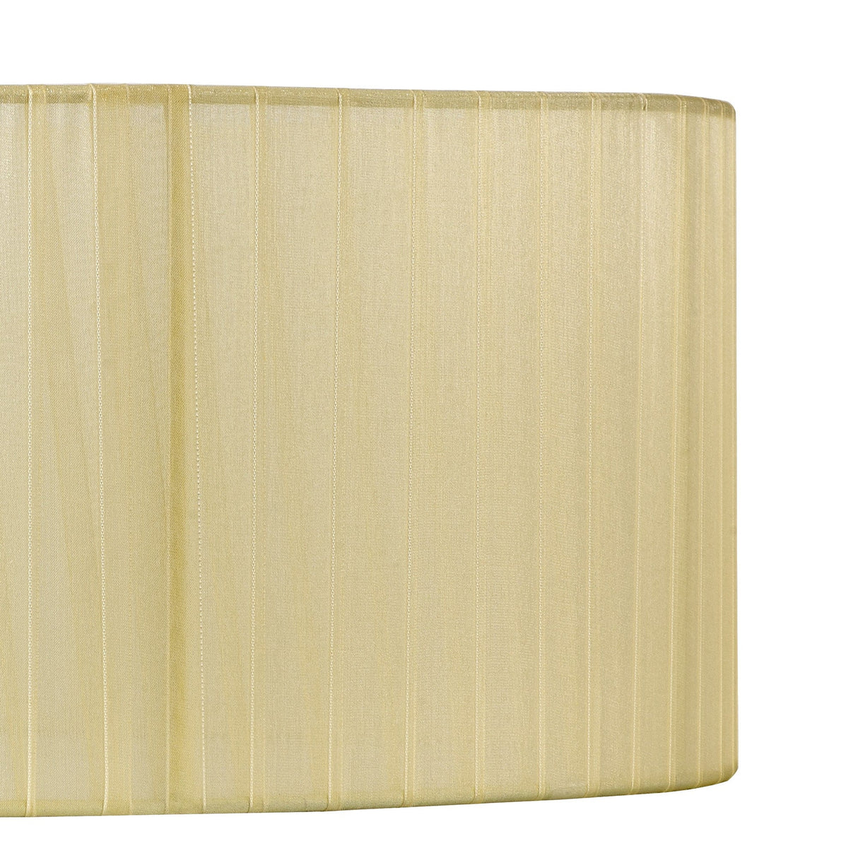 Freida Organza Pendant/Ceiling Light Lampshade - Cream, 50 x 18cm